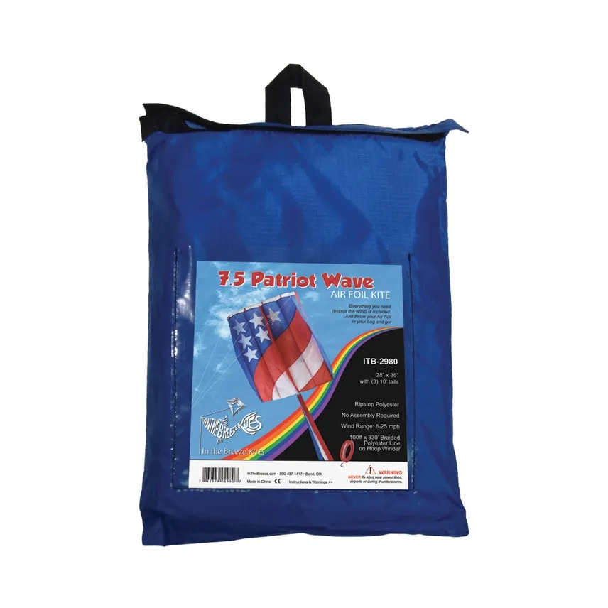 7.5 Patriot Wave Air Foil Box Kite