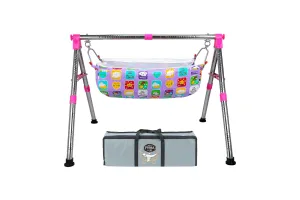 Baby Portable Folding Swing Cradle/ghodiyu/parna/jhula, Free Baby Cotton Hammock Super Folding