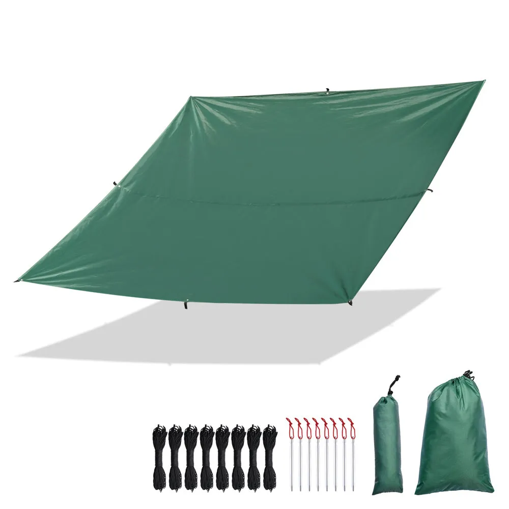 DIY Waterproof Camping Tarp Shelter UV50  PU3,000mm 10x10ft