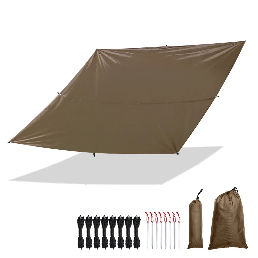 DIY Waterproof Camping Tarp Shelter UV50  PU3,000mm 10x10ft