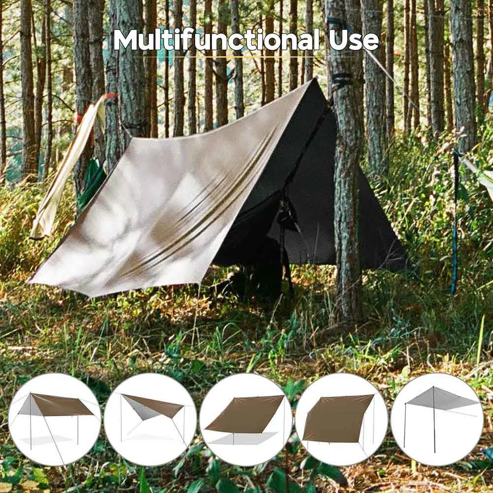 DIY Waterproof Camping Tarp Shelter UV50  PU3,000mm 10x10ft