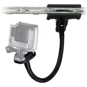 Fotodiox Pro GoTough Gooseneck Clamp with QR Tripod Base Mount - Aluminum Gooseneck Clamp & Quick Release Tripod Mount Plate for GoPro HERO Mounting Buckle System