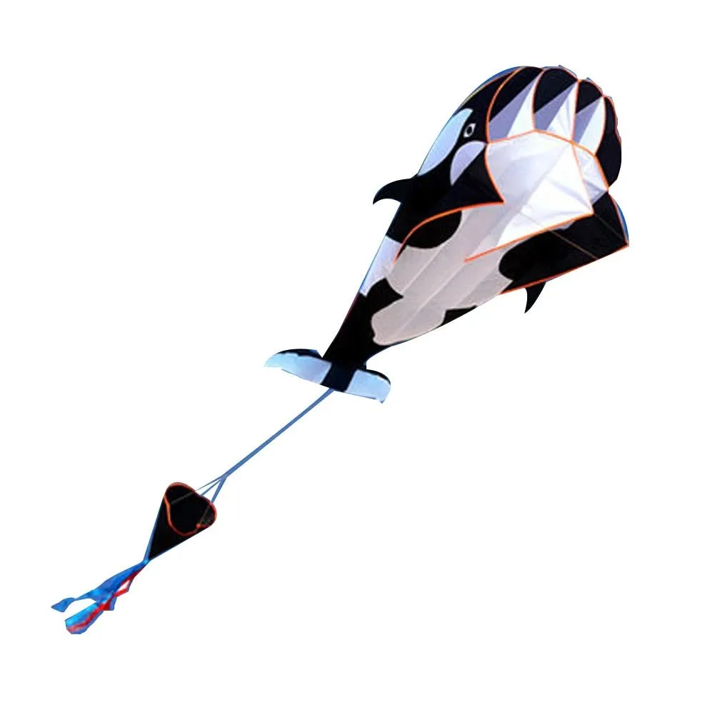 Frameless Dolphin Parafoil Kite - Summer Outdoor Fun Toys and Games for Kids