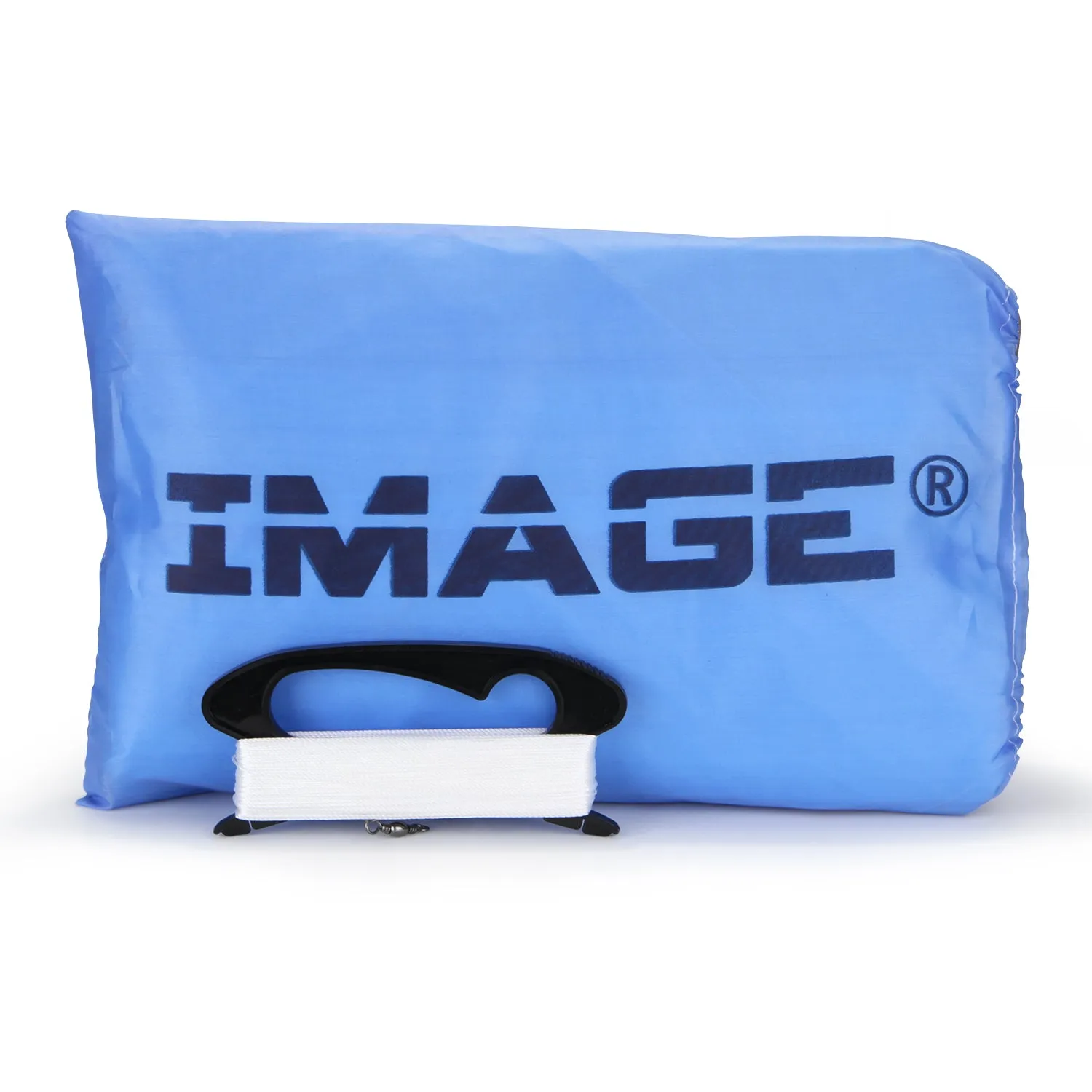 Image 3D Kite Large Blue Dolphin Breeze Beach Kites with Huge Frameless Soft Parafoil Giant,Gift for Kids,Family