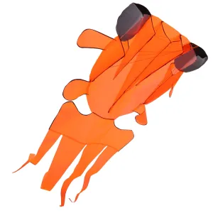 IMAGE 3D Kite Large Orange Goldfish Breeze Beach Kites with Huge Frameless Soft Parafoil Giant,Gift for Kids,Family