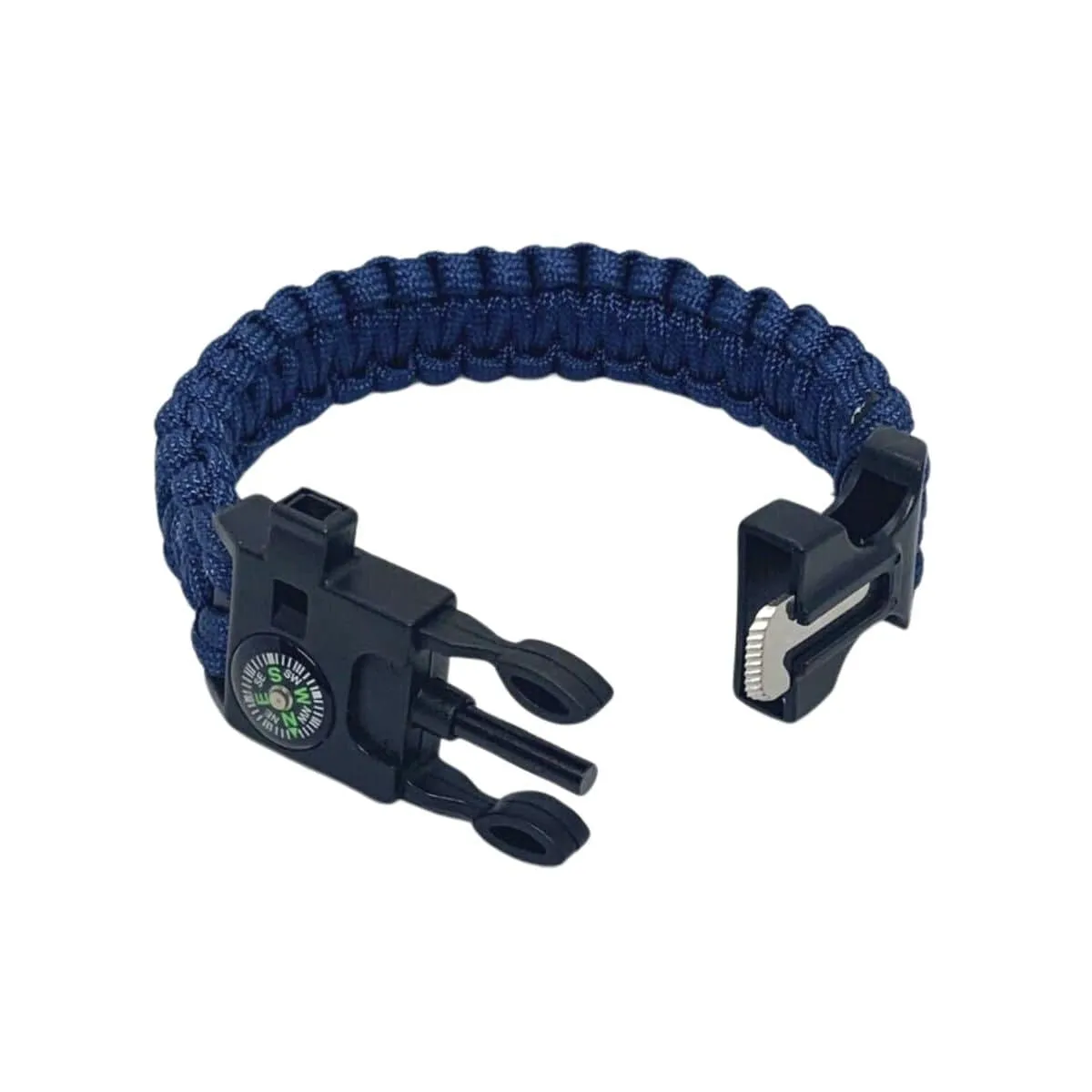 Paracord Multi-functional 5 in 1 Survival Bracelet - Blue