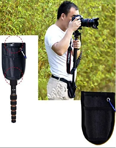 Portable Photography Aluminum Alloy Unipod Stick,(K-266 Orange)