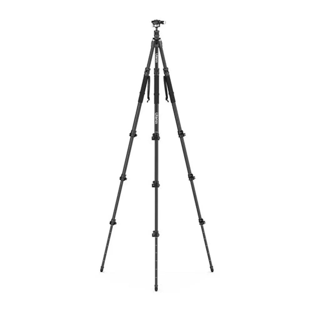 Ulanzi TT35 Carbon Fiber Hiking Stick Tripod Kit with Arca-Swiss and F38 Quick Release Plate Compatible Ball Head for Camera, Detachable 4-Section Monopod Legs, 146cm Maximum Working Height, and 5kg Load Capacity for Photography