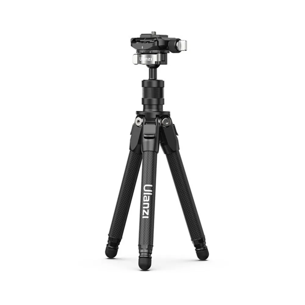 Ulanzi TT35 Carbon Fiber Hiking Stick Tripod Kit with Arca-Swiss and F38 Quick Release Plate Compatible Ball Head for Camera, Detachable 4-Section Monopod Legs, 146cm Maximum Working Height, and 5kg Load Capacity for Photography