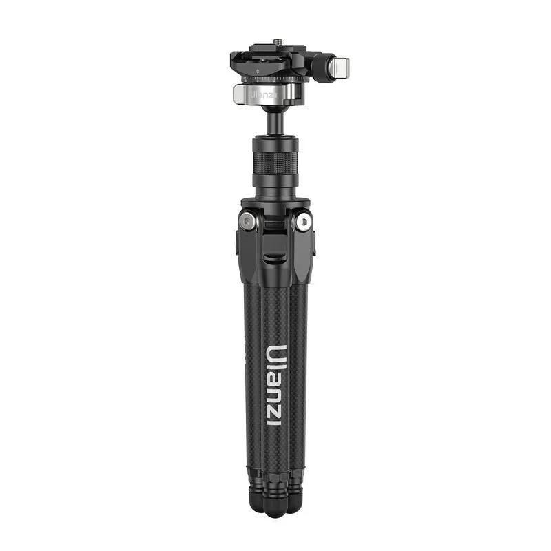 Ulanzi TT35 Carbon Fiber Hiking Stick Tripod Kit with Arca-Swiss and F38 Quick Release Plate Compatible Ball Head for Camera, Detachable 4-Section Monopod Legs, 146cm Maximum Working Height, and 5kg Load Capacity for Photography